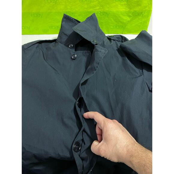 American Apparel US.ARMY 40 BLK 8405-01-220-2555 Coat black polyester 23x40 - Picture 9 of 9